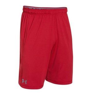 Youth Red Under Armour Raid 7" Inseam Shorts 1263197-600